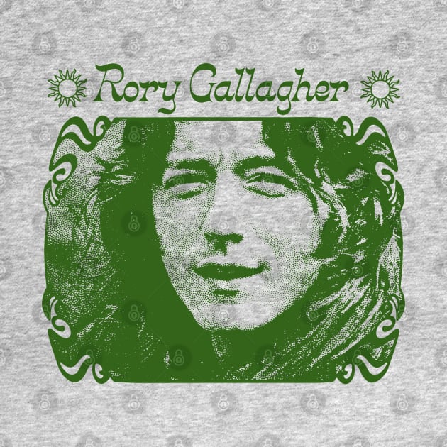 Rory Gallagher /// Retro Tribute Fanart Design by DankFutura